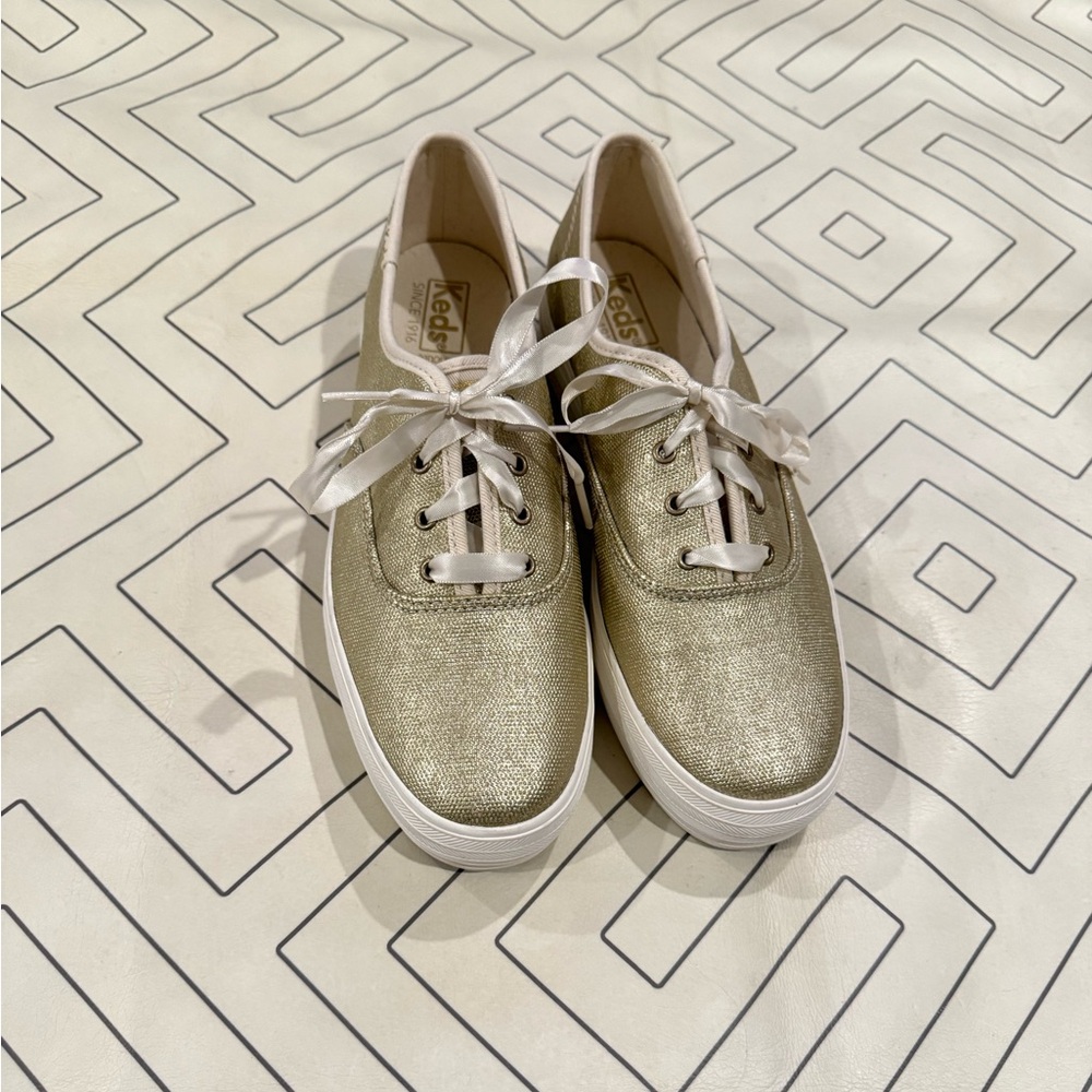 Keds Gold Stacked Sneakers